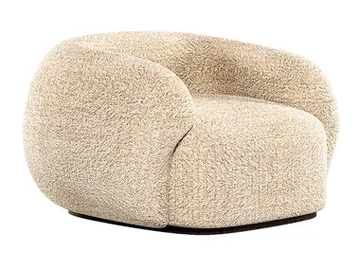 CORAL - Wool armchair with armrests by Paolo Castelli - view 2